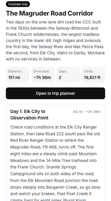 Magruder Road Corridor write-up