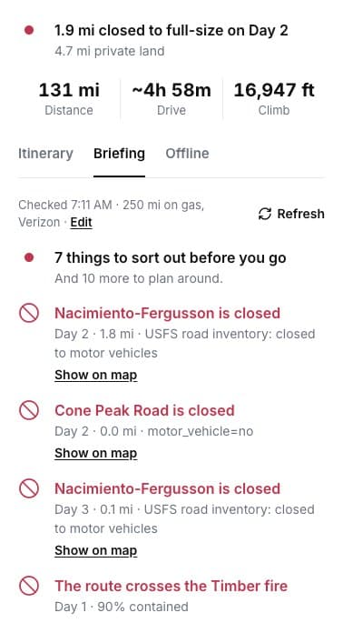 Things to sort out before you go